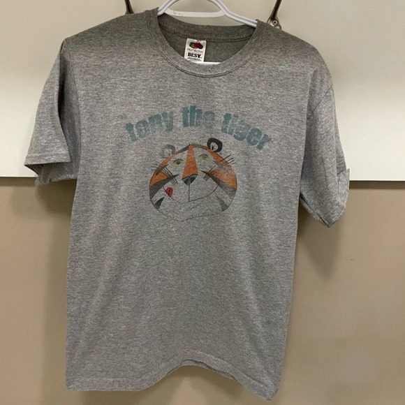 Kellogg’s Tony The Tiger - Distressed Print Vintage Mascot T-Shirt Size M - Picture 6 of 6
